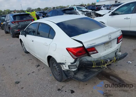 2013 Honda Civic Lx from USA, damaged, VIN 19XFB2F51DE058358